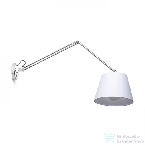 Rendl ASHLEY fali lámpa fehér króm 230V E27 42W R12482