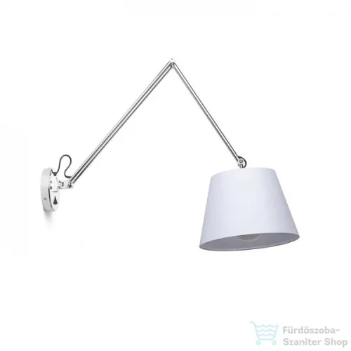Rendl ASHLEY fali lámpa fehér króm 230V E27 42W R12482