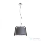 Rendl ESPLANADE függő lámpa átlátszó fekete/fehér króm 230V E27 42W R12483