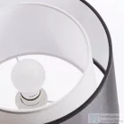 Rendl ESPLANADE asztali lámpa átlátszó fekete/fehér króm 230V E27 42W R12484
