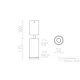Rendl BOGARD mennyezeti lámpa  matt nikkel 230V LED 5W 40°  3000K R12498