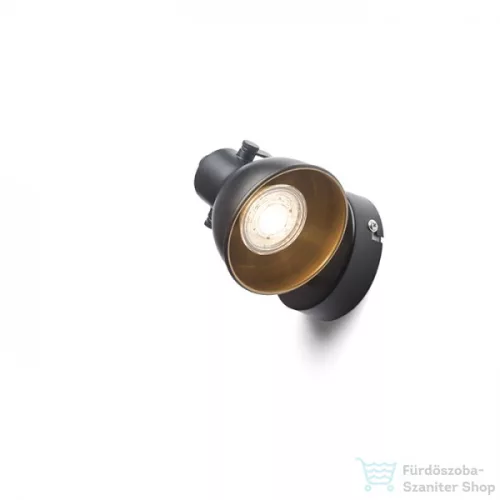Rendl ROSITA I fali lámpa fekete/aranysárga 230V LED GU10 9W R12508