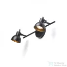 Rendl ROSITA II fali lámpa fekete/aranysárga 230V LED GU10 2x9W R12510