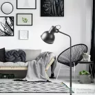 Rendl ROSITA állólámpa fekete/aranysárga  230V E27 12W R12514