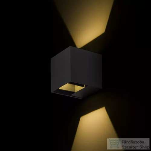 Rendl CARRE fali lámpa antracitszürke 230V LED 2x3W IP54 3000K R12557