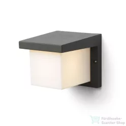   Rendl HIDE SQ fali lámpa antracitszürke 230V E27 13W IP44 R12560