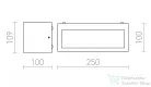 Rendl DURANT fali lámpa antracitszürke 230V E27 18W IP54 R12569