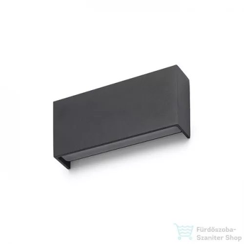 Rendl TORINO fali lámpa fekete 230V LED 2x5W IP54 3000K R12574