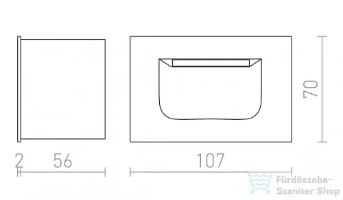 Rendl PER süllyesztett lámpa fehér 230V LED 3W IP54 3000K R12576