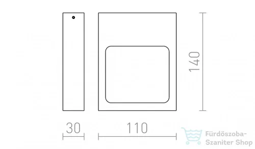 Rendl LEA fali lámpa fehér 230V LED 6W 3000K R12587