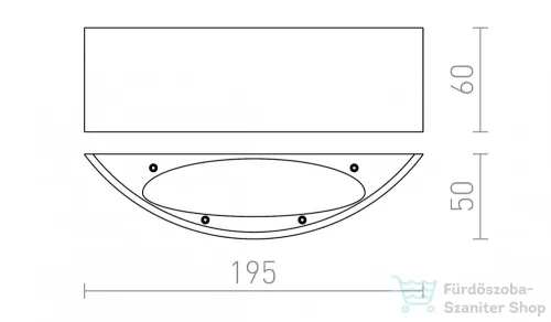 Rendl NAXOS fali lámpa fehér 230V LED 6W 3000K R12590