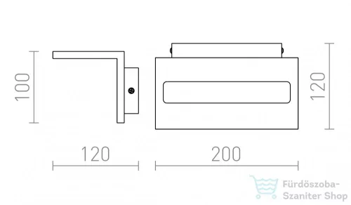 Rendl FOND fali lámpa fehér 230V LED 12W 3000K R12596