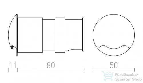 Rendl KICK I süllyesztett lámpa fehér 230V LED 3W IP54 3000K R12613