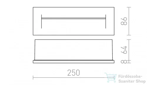 Rendl RASQ a falba süllyesztett fehér  230V LED 9W IP65  3000K R12627