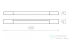 Rendl AMENITY 60 fali lámpa króm 230V LED 8W IP44 3000K R12639