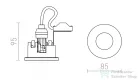 Rendl INCA R  fehér  230V GU10 7W IP65 R12657