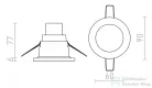 Rendl LEROY R  fehér  12V GU5,3 35W IP44 R12659