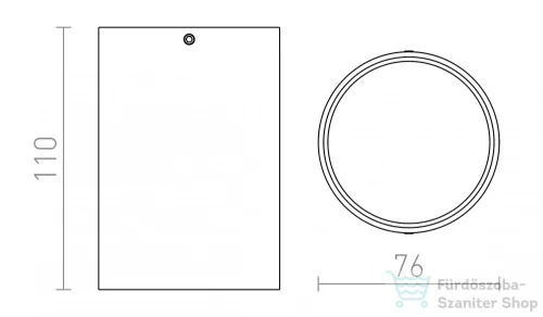 Rendl VADE R  fehér/fekete  230V GU10 35W R12669