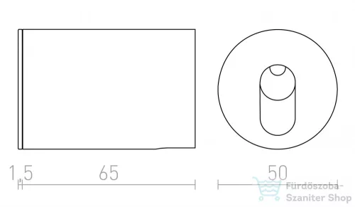 Rendl MEMPHIS R a falba süllyesztett ezüstszürke 230V LED 3W 60° 3000K R12687