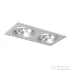   Rendl PASADENA G53 SQ II   szálcsiszolt alumínium 12V G53 2x50W R12704