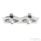 Rendl PASADENA G53 SQ II   szálcsiszolt alumínium 12V G53 2x50W R12704