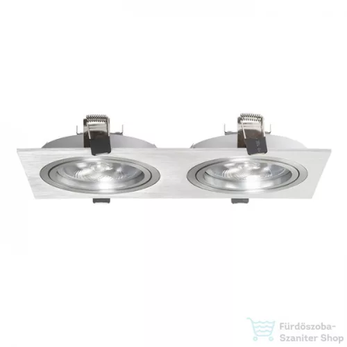 Rendl PASADENA G53 SQ II   szálcsiszolt alumínium 12V G53 2x50W R12704