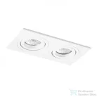 Rendl PASADENA GU10 SQ II süllyesztett lámpa fehér 230V GU10 2x50W R12713