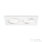 Rendl PASADENA GU10 SQ II süllyesztett lámpa fehér 230V GU10 2x50W R12713