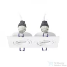 Rendl PASADENA GU10 SQ II süllyesztett lámpa fehér 230V GU10 2x50W R12713