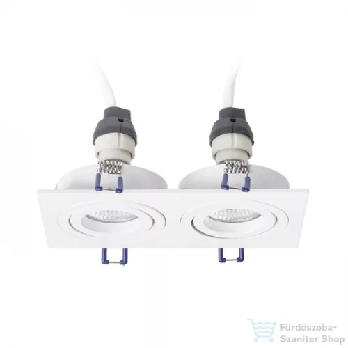 Rendl PASADENA GU10 SQ II süllyesztett lámpa fehér 230V GU10 2x50W R12713