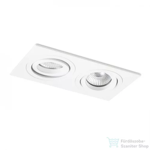 Rendl PASADENA GU10 SQ II süllyesztett lámpa fehér 230V GU10 2x50W R12713