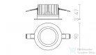 Rendl TOLEDO R  fehér  230V LED 7W 60° IP44  3000K R12716