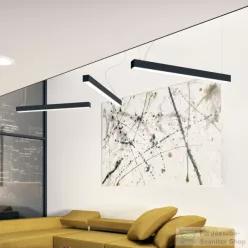   Rendl PESANTE 75 függő lámpa fekete 230V LED 40W 3000K  R12721