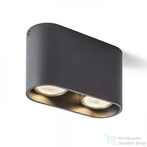 Rendl MANTOVA II mennyezeti lámpa matt fekete 230V GU10 2x35W R12734