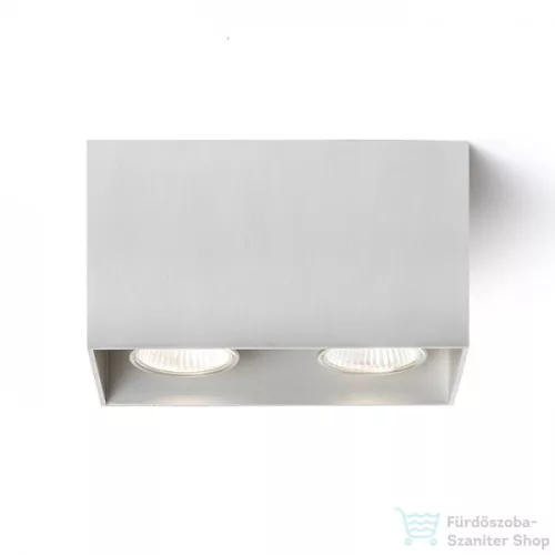 Rendl AGATE II mennyezeti lámpa szálcsiszolt alumínium 230V GU10 2x35W R12738