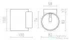 Rendl TUBA W fali lámpa matt fehér 230V G9 33W R12739