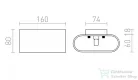 Rendl MARIO  matt fehér  230V G9 33W R12743