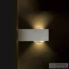 Rendl KORSO II fali lámpa szálcsiszolt alumínium 230V LED 2x3W 120° IP54 3000K R12831