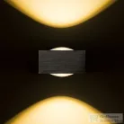 Rendl KORSO II fali lámpa fekete elox 230V LED 2x3W 120° IP54 3000K R12832