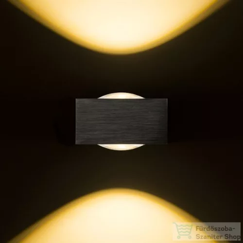 Rendl KORSO II fali lámpa fekete elox 230V LED 2x3W 120° IP54 3000K R12832