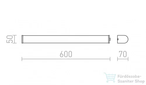 Rendl CORAZON 60   króm 230V LED 15W IP44  3000K R12901