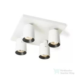   Rendl KENNY IV mennyezeti lámpa fehér/fekete 230V GU10 4x35W R12921