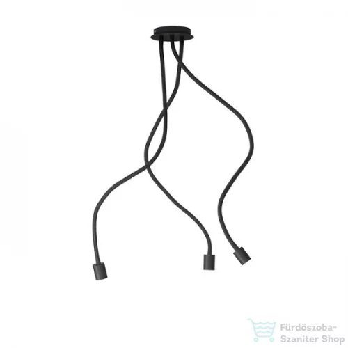 Rendl LOYD E27 III függő lámpa fekete 230V E27 3x28W R12935