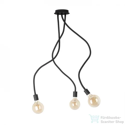 Rendl LOYD E27 III függő lámpa fekete 230V E27 3x28W R12935
