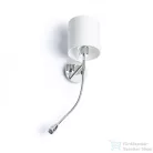Rendl VERSINA lámpabúrával fehér króm 230V E27 LED 28+3W 25°  3000K R12955