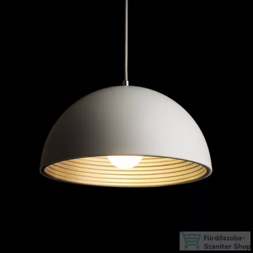 Rendl CARISSIMA 40 függő lámpa matt fehér/ezüstszürke 230 E27 42W R13048