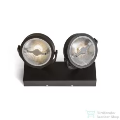   Rendl KELLY LED II DIMM fali lámpa fekete 230V LED 2x12W 24° 3000K R13107