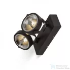 Rendl KELLY LED II DIMM fali lámpa fekete 230V LED 2x12W 24° 3000K R13107