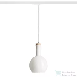   Rendl PULIRE RD egyfázisú áramkörös sínre  opál üveg/fa 230V E14 28W R13210