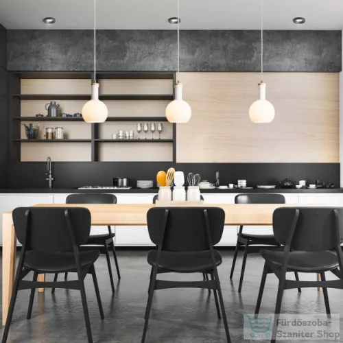 Rendl PULIRE RD egyfázisú áramkörös sínre  opál üveg/fa 230V E14 28W R13210